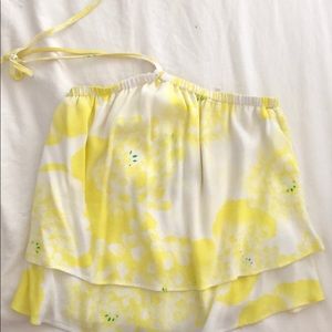 Yellow halter top